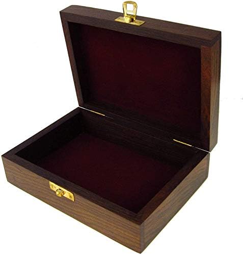 ITOS365 קופסת תכשיטים מעץ בעבודת יד לנשים מארגן תכשיטים