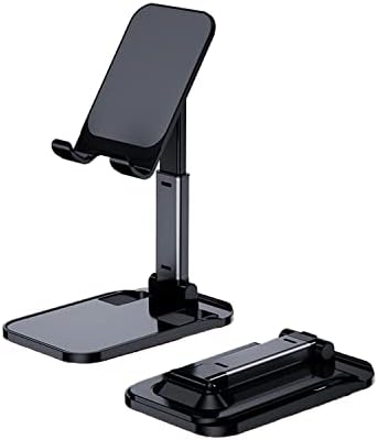 דרגת טלפון סלולרית מתכווננת של RANKTOP לשולחן העבודה, מחזיק טלפון יכול לגובה מתכוונן ולתאים כמעט לכל הטלפון החכם כ- iPhone 13 Pro XS Max