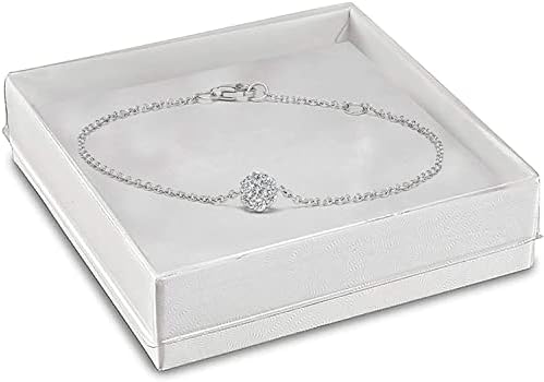 מלאכת יד טובה יותר קופסות מתנת קופסא תכשיטים קטנות עם מכסים - לבן & מגבר; תיבות לטובת ברורות 3.5 איקס 3.5