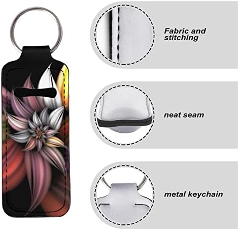 ניאופרן ניאופרן שפתון שרוול פאוץ מחזיק צ ' פסטיק מחזיק מפתחות לנשים מחזיק מפתחות שפתון נייד