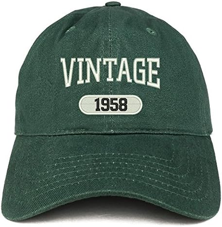 טרנדי הלבשה חנות בציר 1958 רקום 65 יום הולדת רגוע הולם כותנה כובע