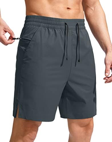 גרם הדרגתי גברים של בגד ים מהיר יבש בגד ים חוף לוח מכנסיים קצרים לגברים עם רוכסן כיסים ורשת בטנה