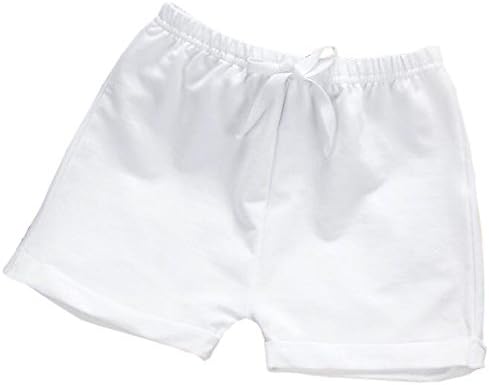 פעוטות פעוטות בנות בנות בנות צבע אחיד ספורט קיץ ג'וג'ר מכנסיים קצרים פעילים