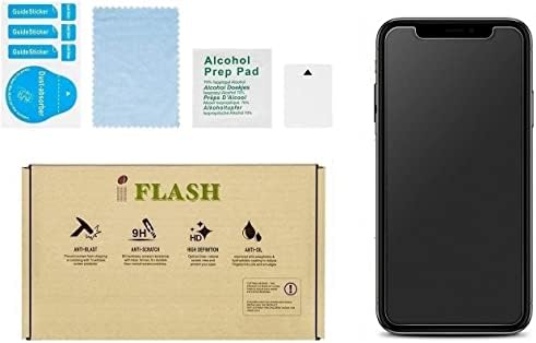 Iflash iPhone XR, מגן מסך מט-מט, אנטי-גלג