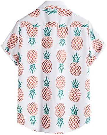 חולצות קיץ XXBR לגברים, מופשט מודפס שרוול קצר חולצה טופ חולצה חוף מזדמן חופשה חוף הוואי חוף חוף