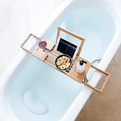 כיסוי אמבטיה מתלה אמבטיה קאדי מעץ מדף עץ מדף מקלחת שולחן מגש מגש הניתן להרחבה מכסה אמבטיה מתקפל כיסוי אמבטיה