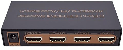 3 יציאה HDR HDMI Switcher.hdmi In/Out פורמט שמע נתמך ： DTS-HD/TrueHD/LPCM7.1/DTS/AC3