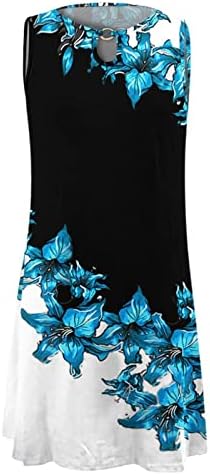 שמלות הוואי פוביגו לנשים, שמלת טוניקת שחייה באביב אלגנטית גבירותיי שרוול קצר בתוספת גודל רוכסן צבעוני