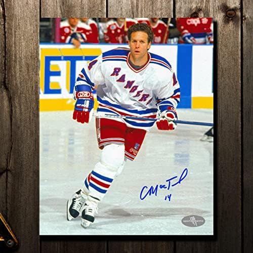 קרייג Mactavish ניו יורק ריינג'רס פעולה עם חתימה 8x10 - תמונות NHL עם חתימה