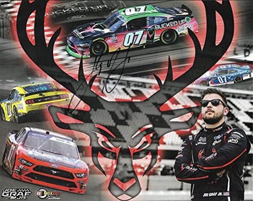 2022 ג'ו גראף ג'וניור משקה אנרגיה משקה אנרגיה NASCAR חתום על גלויה של כרטיס גיבור 8X10 - תמונות NASCAR עם חתימה
