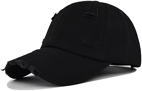 כובעי כדור ג'ינס לגברים כובע משאיות גברים ונשים בצבע אחיד כובעי אתלטיקה כובעים כובע בייסבול רטרו שטוף כובע הרוס