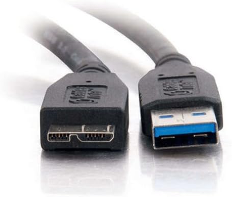 כבל USB של C2G, כבל USB 3.0, כבל USB A ל- B, 3.28 רגל, שחור, כבלים ללכת 54173