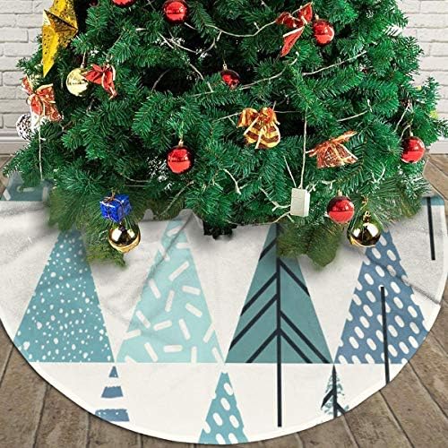Lveshop עץ חג המולד שמח עץ חג המולד חצאית יוקרה עגול מקורה מחצלת חיצונית כפרי חג המולד עץ עץ קישוטי חג.