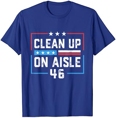 טראמפ 2024 חזרה אמריקה לנקות על מעבר 46 אנטי ג ' ו ביידן חולצה