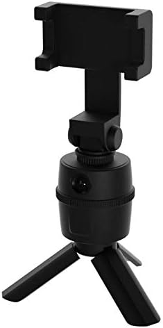 עמדת גלי תיבה ותואמת תואם ל- Blu C6L - Pivottrack Selfie Stand, מעקב פנים מעמד Pivot Mount for Blu C6l - Jet Black