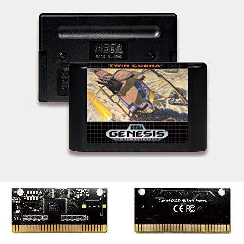 Aditi Twin Cobra - USA Label FlashKit MD Electroless Card Gold Card עבור Sega Genesis