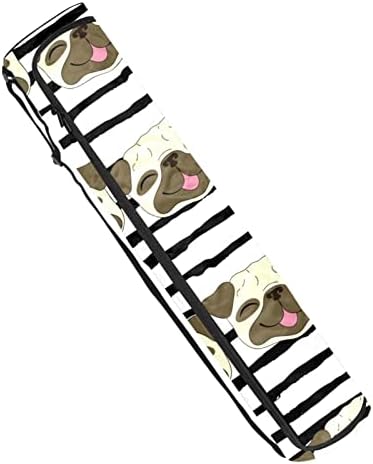 פאגים פס כלב יוגה מחצלת תיק עם רצועת כתף יוגה מחצלת תיק חדר כושר תיק חוף תיק
