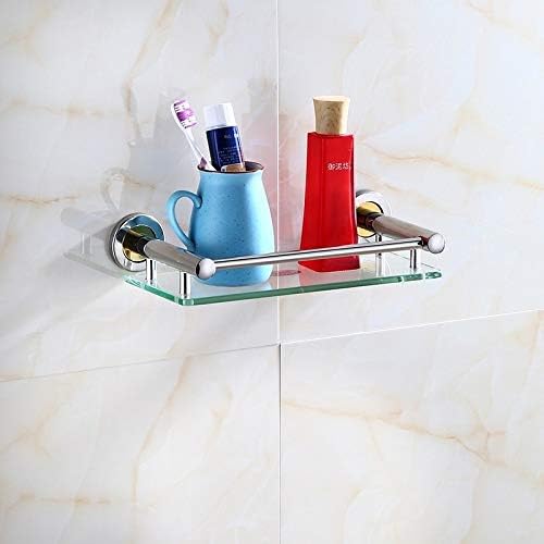 מדף מקלחת BKDFD, מכסף אמבטיה נירוסטה קיר קידוח קיר תלוי מארגן מדפי אחסון