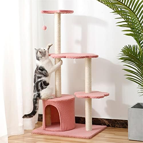 חיות מחמד ריהוט גרוד אספקת חתולי עץ מגדל אביזרי לטיפוס לשחק מבנה לחתולים צעצוע חיות מחמד טיפוס מסגרת